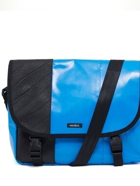 NWT Verdict It's a Flap Electric Blue Eco-Tarpaulin Side Pack
